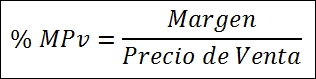 Contaone: Margen sobre el Precio de Venta